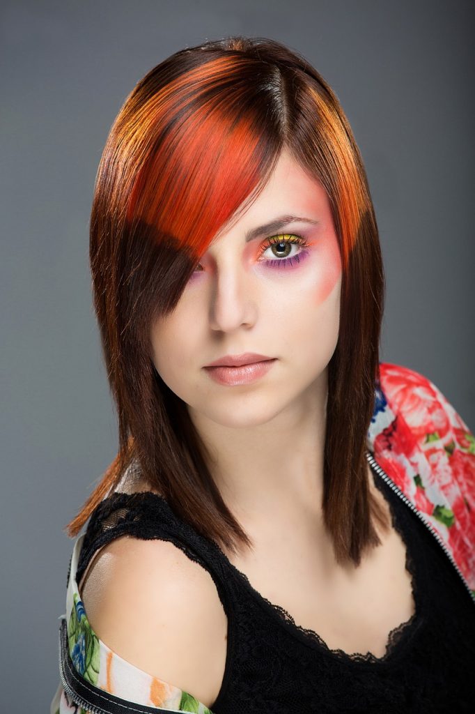 models, girls, girl, model, hair, fashion, trick, color, brown hair, hairstyles, applied colorimetry